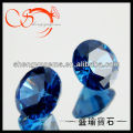 blue jewelry semi precious stone cz gemstones round CZRD0022